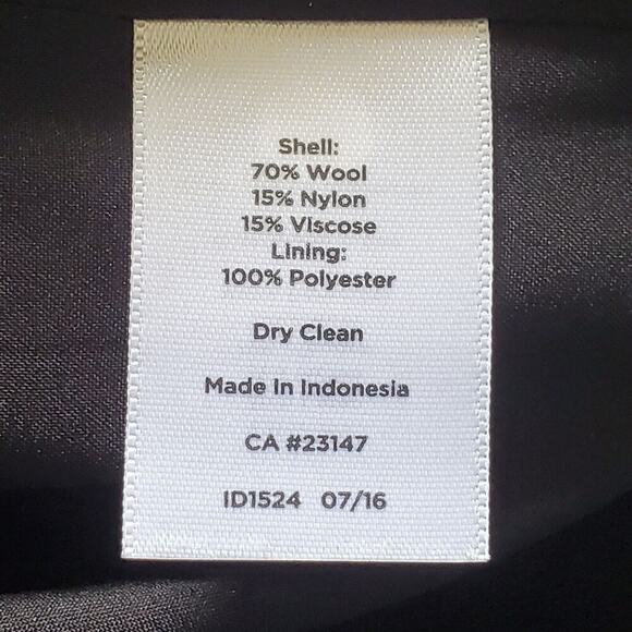 Talbots Wool Blend Flannel Mini Skirt Black Plaid NEW Academia Preppy Twee - Picture 13 of 14